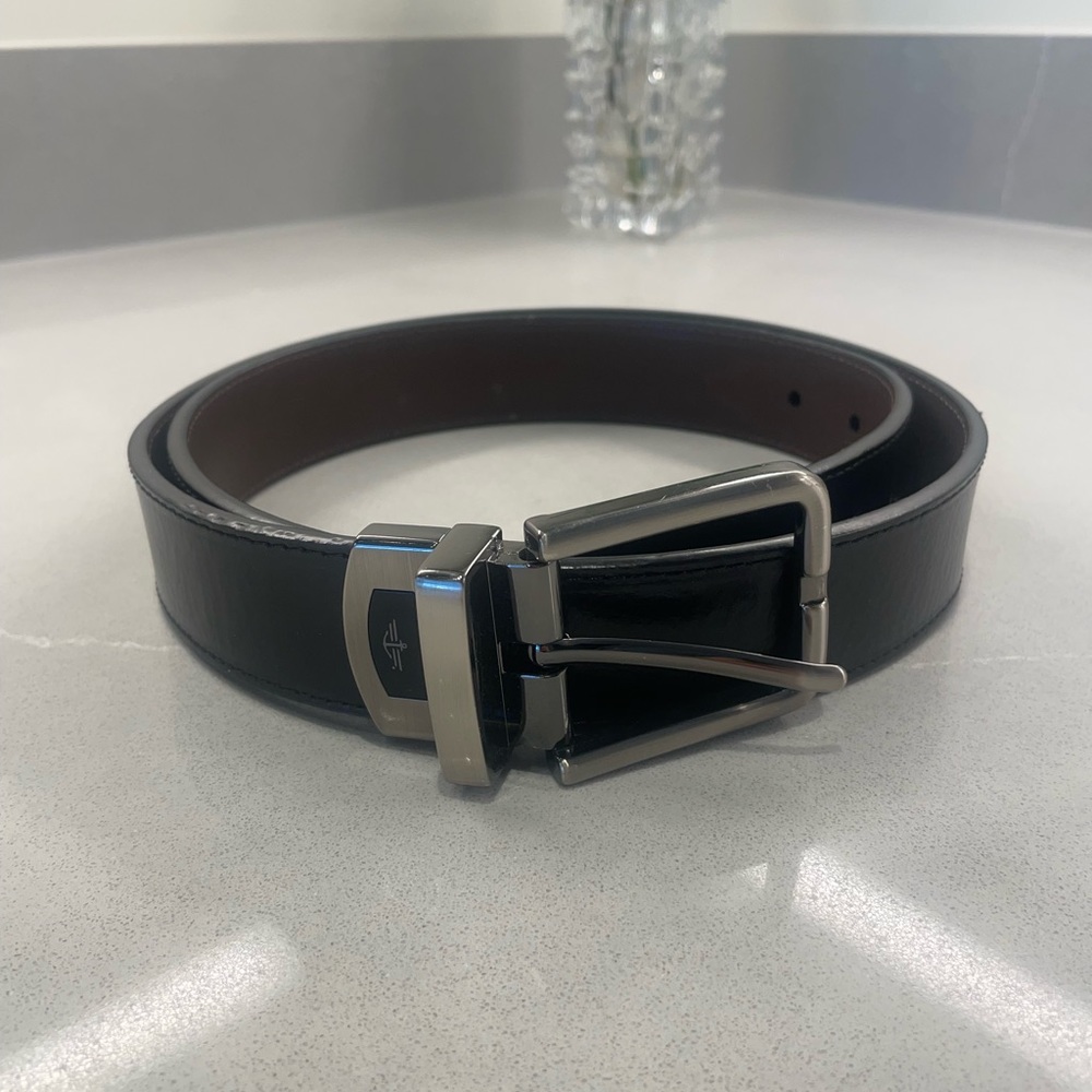 Men’s emporio Armani leather belt